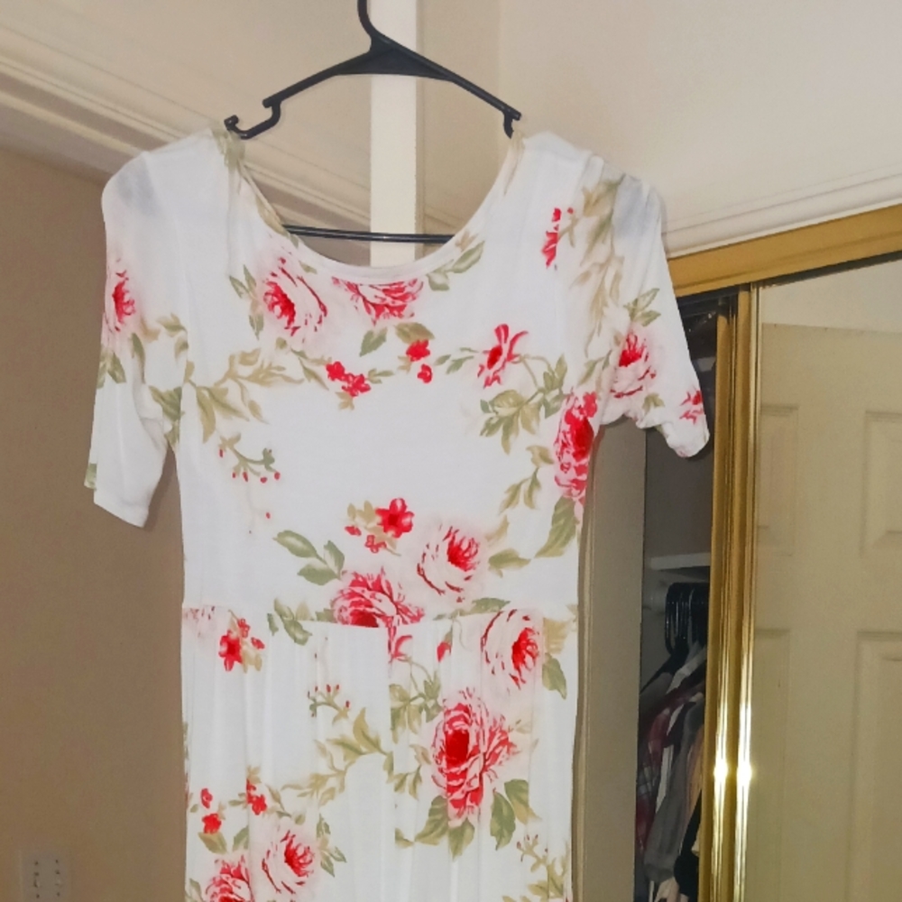 Flower maxi dress